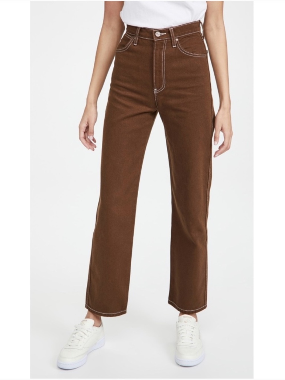 Reformation Cowboy Chocolate Straight Leg Women's Jeans Size 27